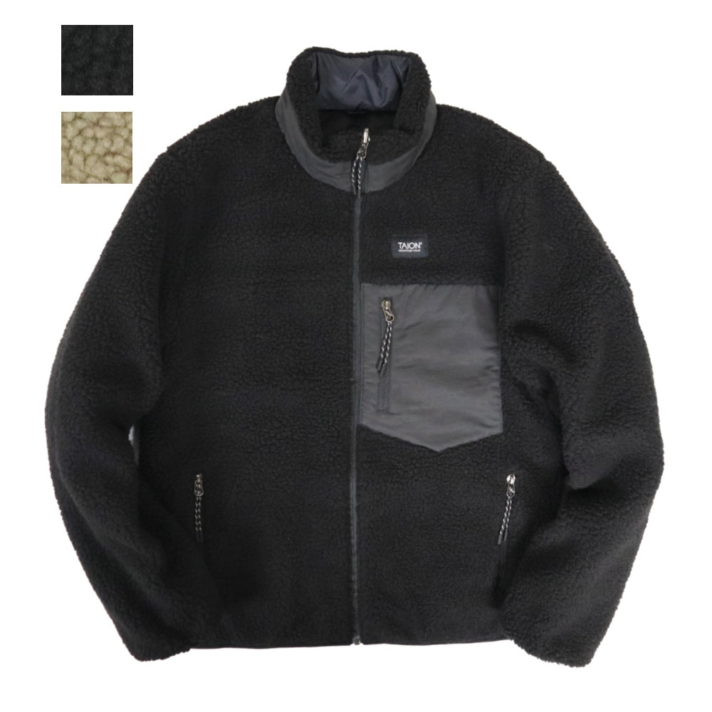 TAION(タイオン)Mountain Reversible Down / Boa Jacket マウンテン リバーシブル ダウン/ボア ジャケット （ユニセックス）【TAION-R102MB】