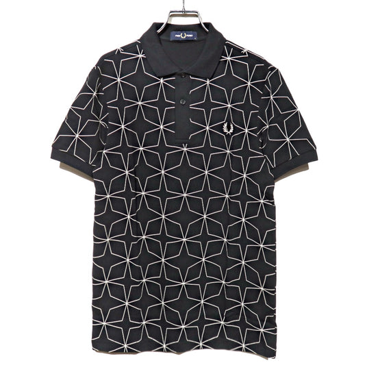 FRED PERRY(フレッドペリー) Geometric Fp Polo Shirt　ジオメトリックプリント ポロシャツ【M7733】