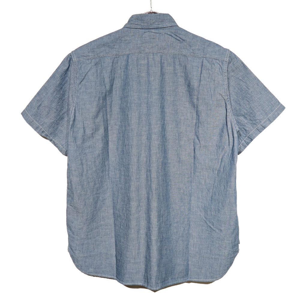 orSlow(オアスロウ) SHORT SLEEVE CHAMBRAY WORK SHIRT ショートスリーブ シャンブレー ワーク シャツ 【01-V8170-84】