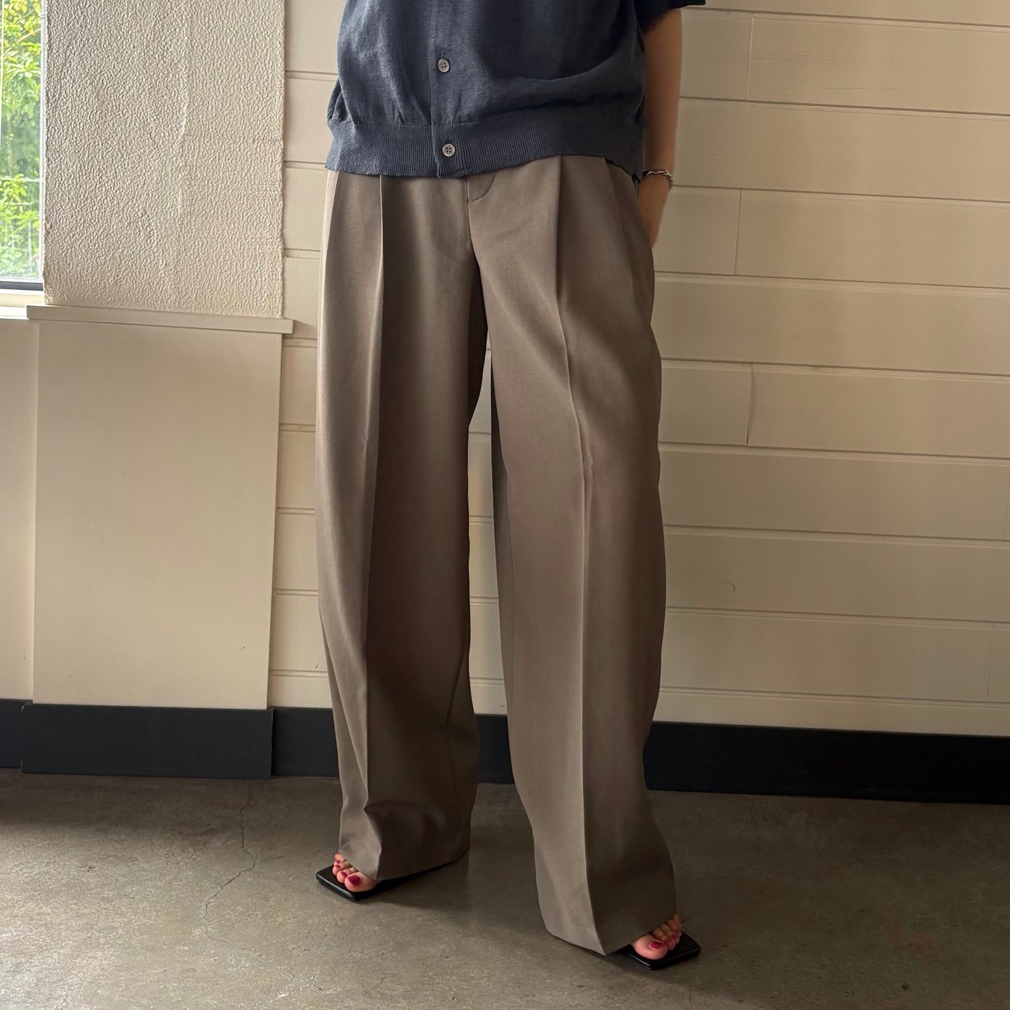 Goldwin(ゴールドウィン)レディース 2tuck Straight Pants ツータックストレートパンツ【GLW75375】