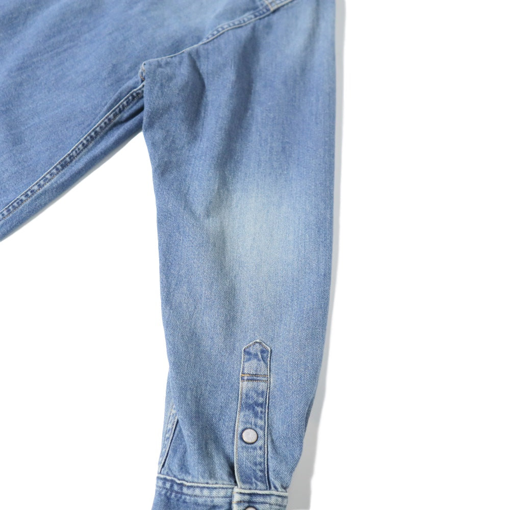 FOB FACTORY(エフオービー ファクトリー) Denim Western Shirt デニム ウエスタン シャツ【F3506】