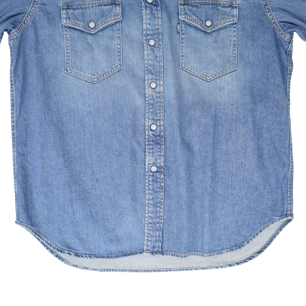 FOB FACTORY(エフオービー ファクトリー) Denim Western Shirt デニム ウエスタン シャツ【F3506】