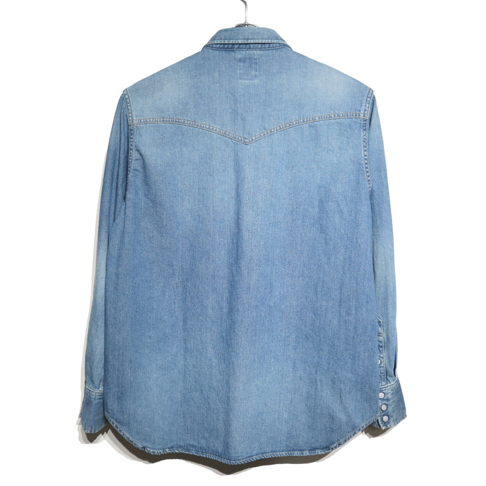 FOB FACTORY(エフオービー ファクトリー) Denim Western Shirt デニム ウエスタン シャツ【F3506】