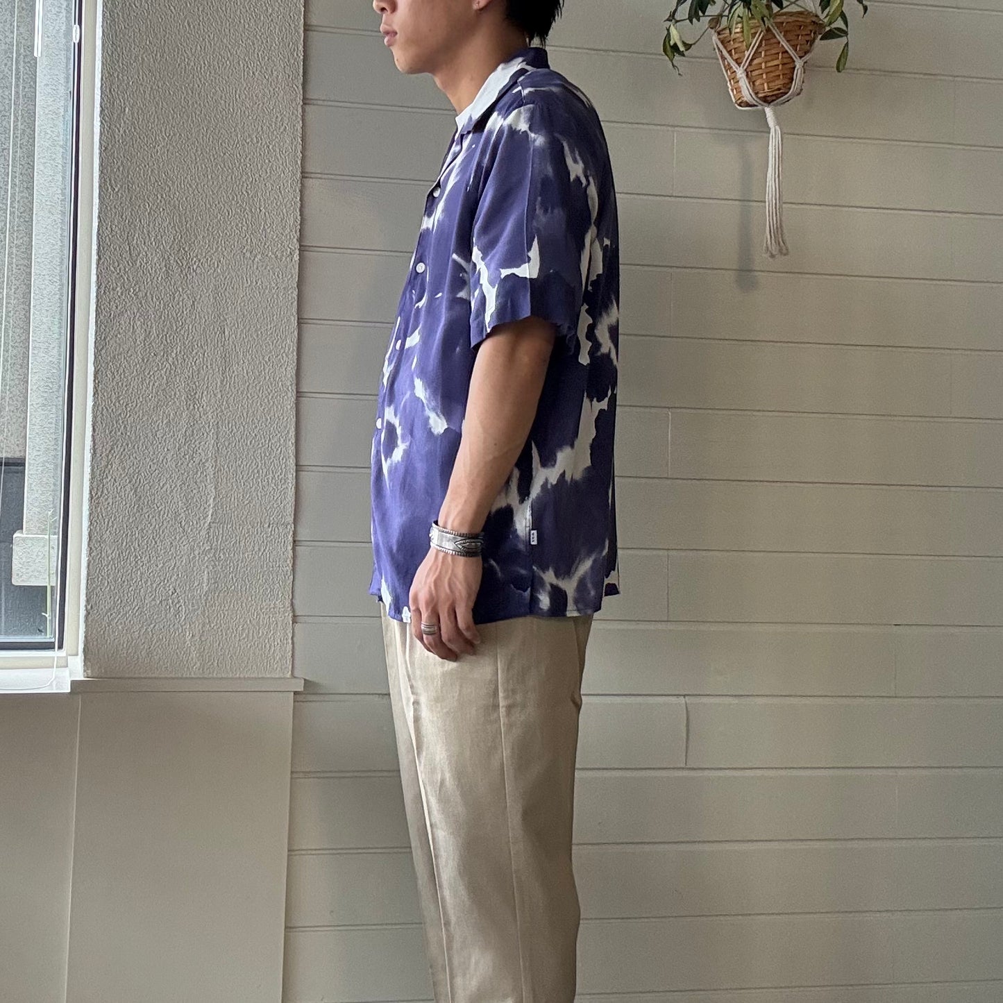 Wax London(ワックスロンドン)Didcot SS Shirt PRESSED FLORAL ディドコット ショートスリーブシャツ