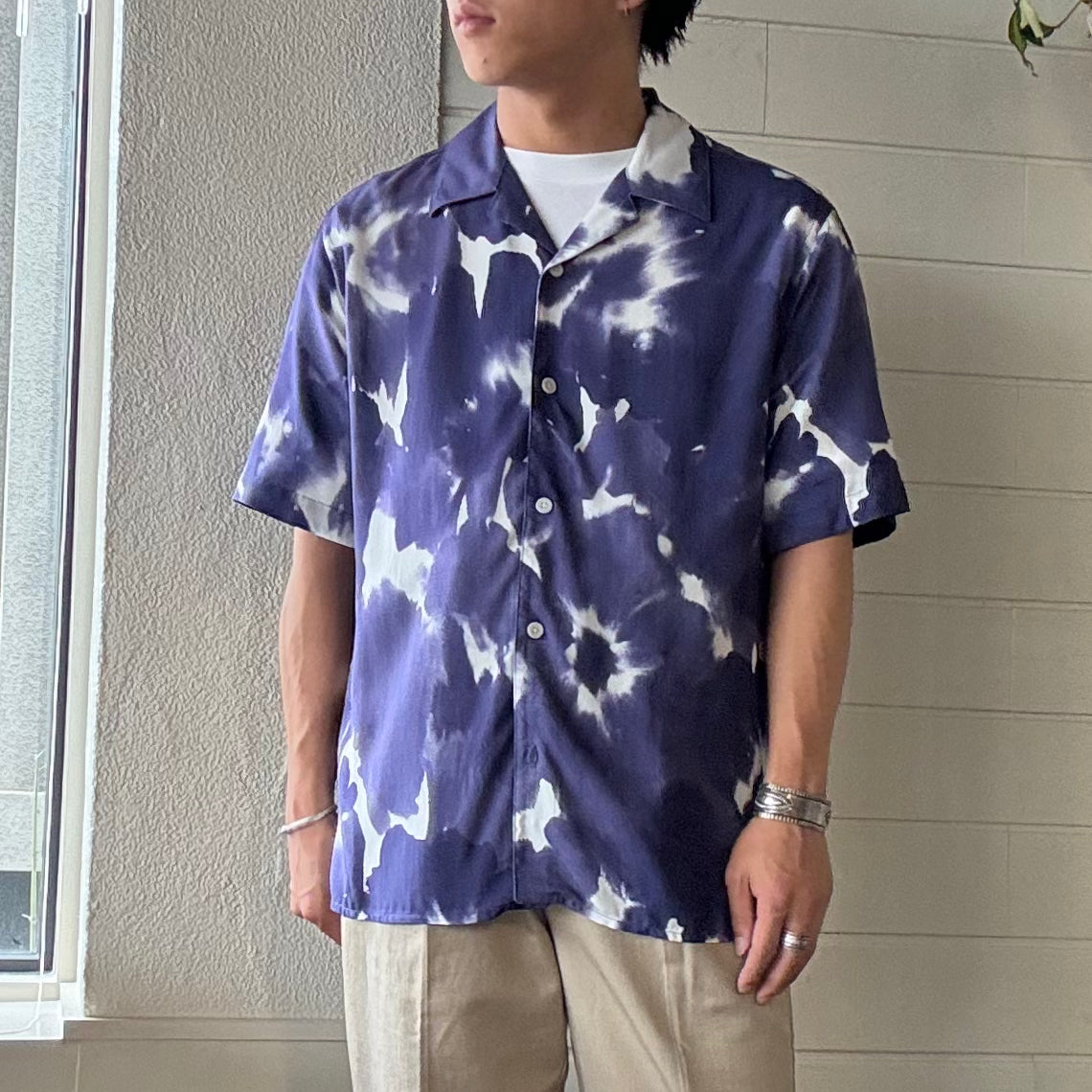 Wax London(ワックスロンドン)Didcot SS Shirt PRESSED FLORAL ディドコット ショートスリーブシャツ