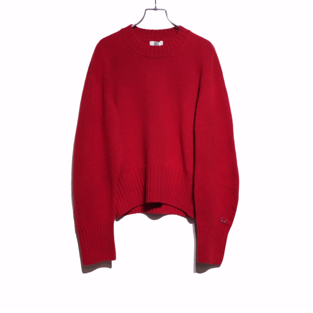 unfil(アンフィル)レディース　ファインラムウール クルーネック プルオーバ "FINE LAMBS WOOL CREW-NECK P/O"【WVFL-UW117】
