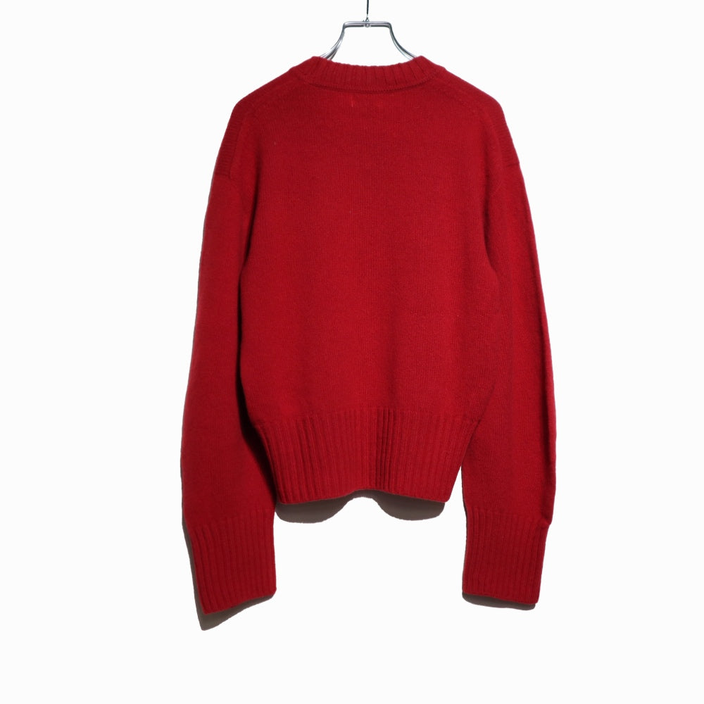 unfil(アンフィル)レディース　ファインラムウール クルーネック プルオーバ "FINE LAMBS WOOL CREW-NECK P/O"【WVFL-UW117】