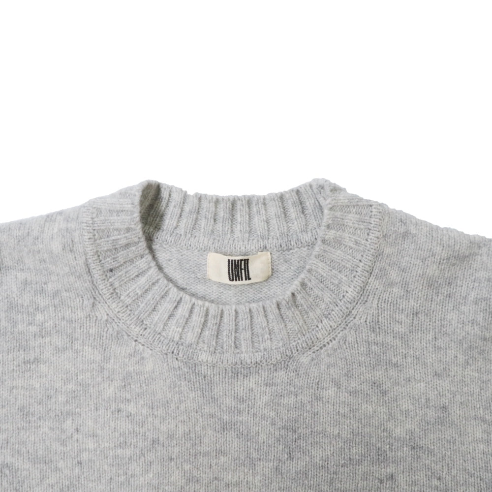 unfil(アンフィル)レディース　ファインラムウール クルーネック プルオーバ "FINE LAMBS WOOL CREW-NECK P/O"【WVFL-UW117】