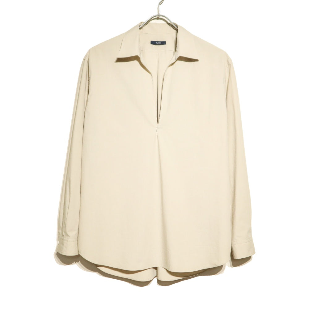 YLÈVE(イレーヴ) メンズ/ Cotton Silk Typewriter Skepper Shirts