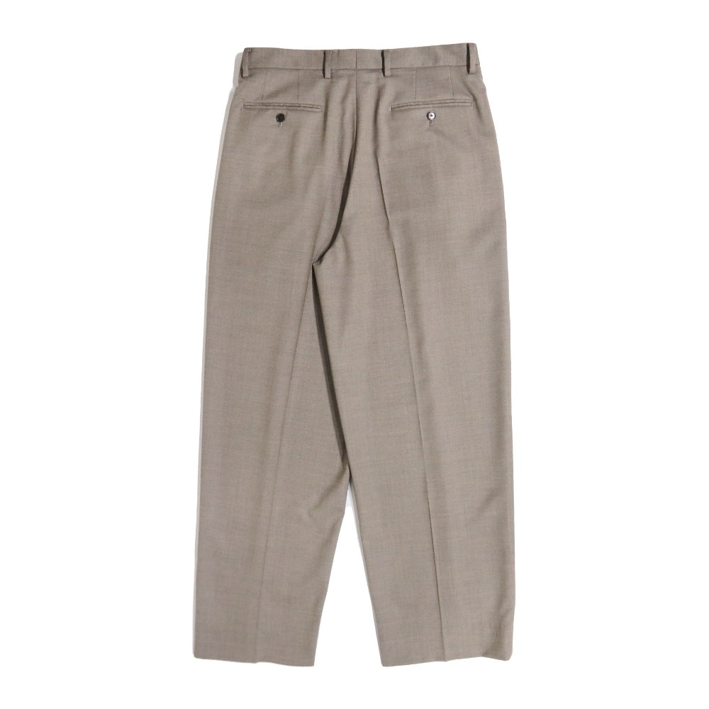 YLEVE(イレーヴ)SUPER120'S CHAMBRAY WOOL 3TACK TROUSERS　スーパー120's シャンブレー ウール 3タック トラウザー【1706140031】
