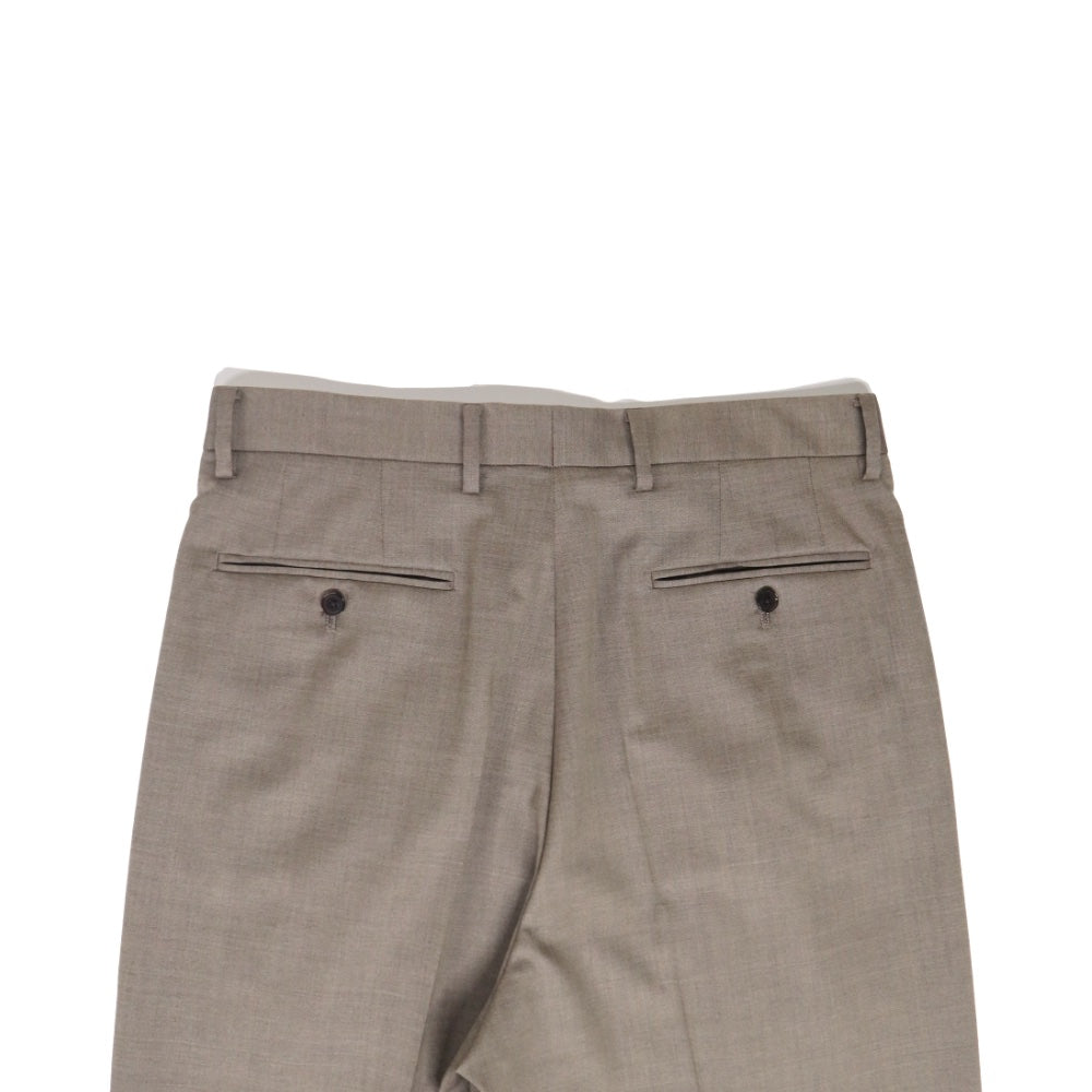 YLEVE(イレーヴ)SUPER120'S CHAMBRAY WOOL 3TACK TROUSERS　スーパー120's シャンブレー ウール 3タック トラウザー【1706140031】