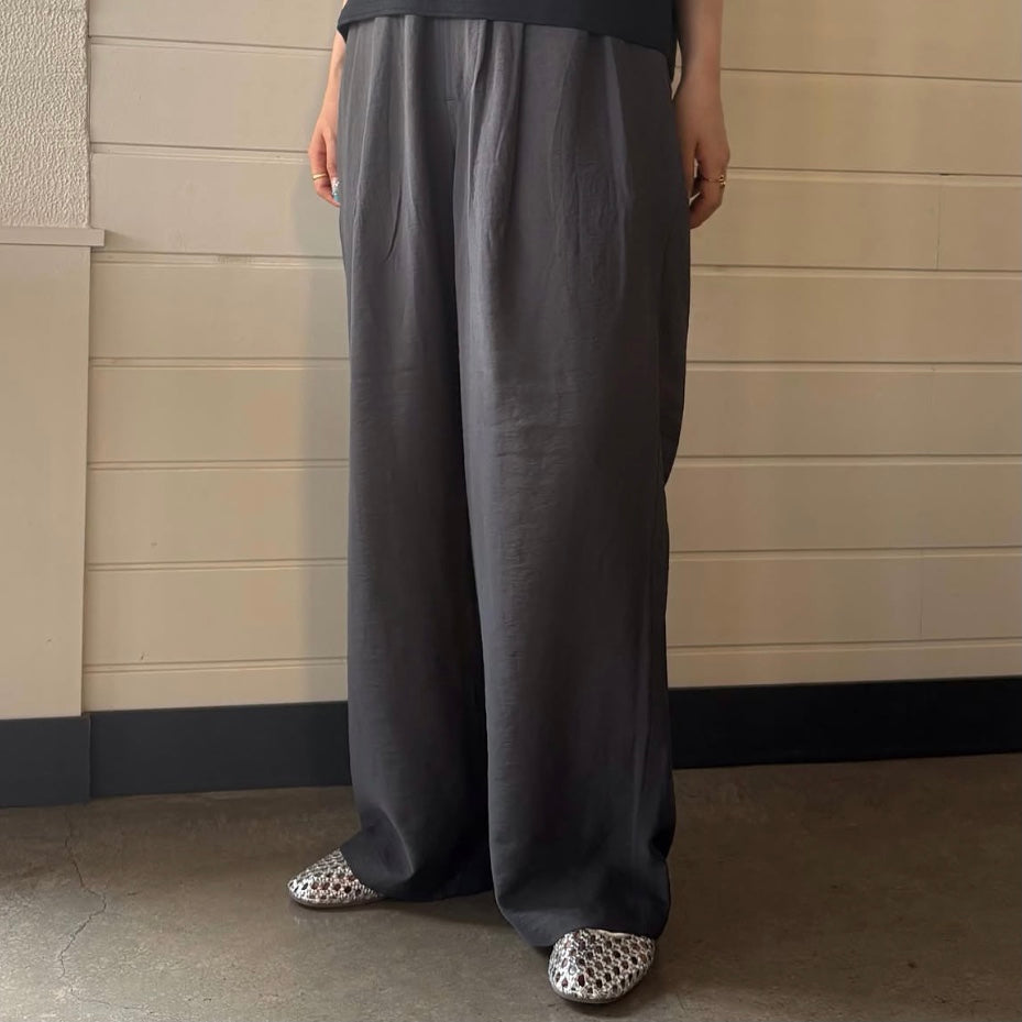 STILL BY HAND(スティル バイ ハンド)　レディース　Rayon Linen Easy Pantsレーヨン リネン イージーパンツ【PT02262WM】