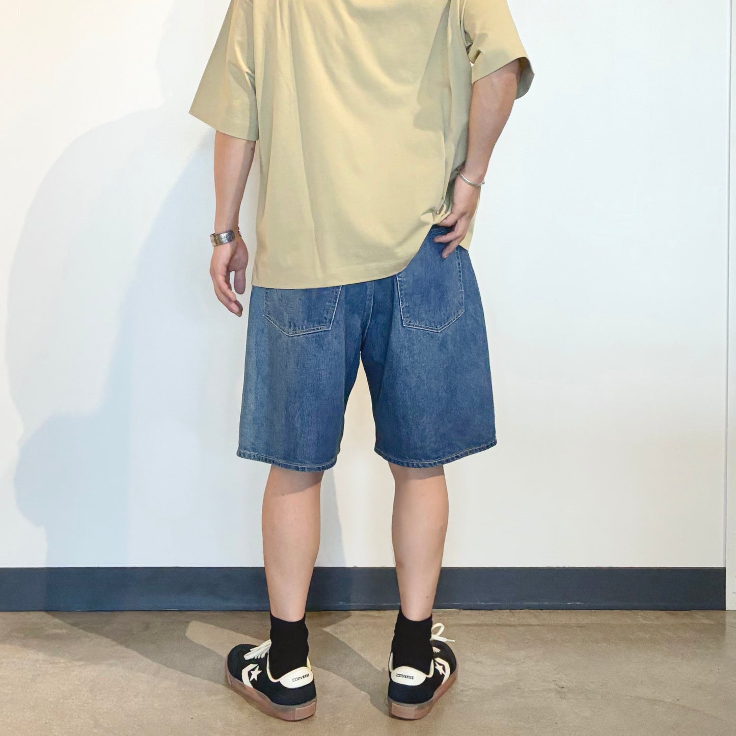KURO DENIM (クロ デニム) STRUCTURE SHORTS "WASH 001"【964245】