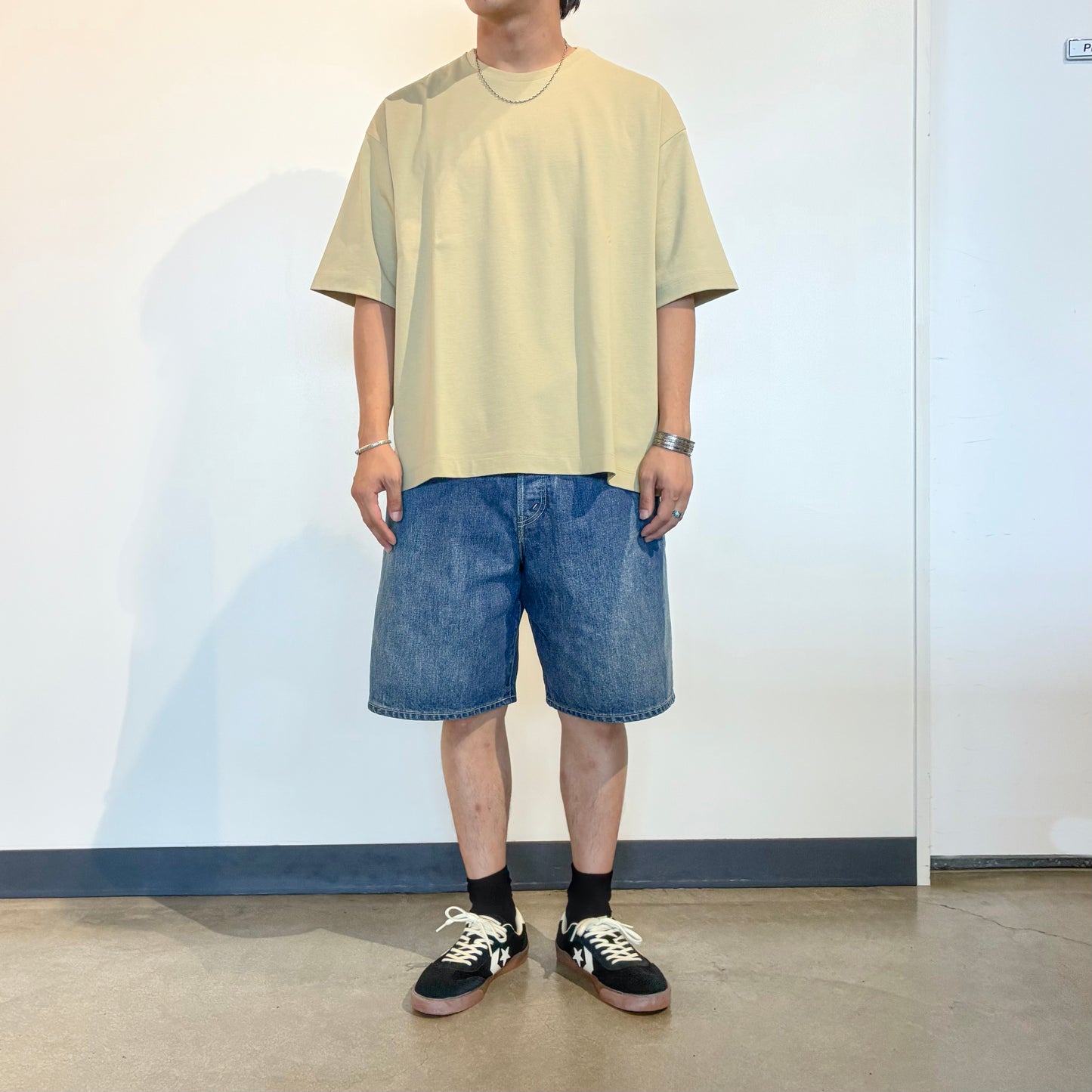 KURO DENIM (クロ デニム) STRUCTURE SHORTS "WASH 001"【964245】