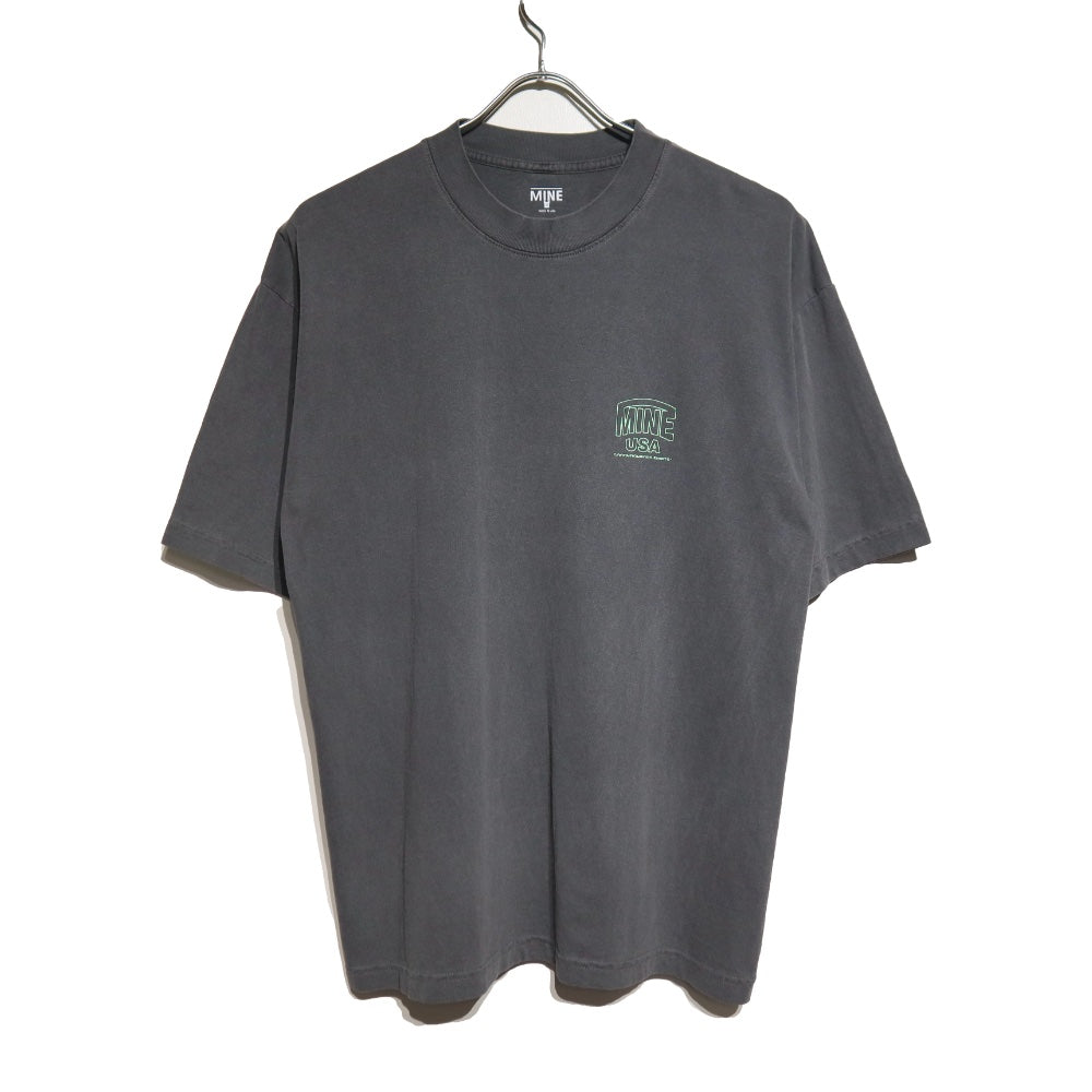 GOODNEIGHBORS SHIRTS(グッドネイバーズシャツ)×MINE USA(マイン) RELAX FIT S/S T-SHIRTS SWING (BLACK)【MGS-012】