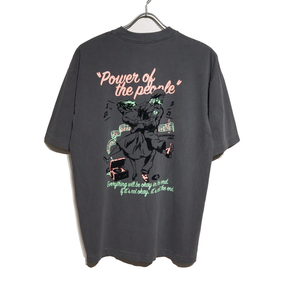 GOODNEIGHBORS SHIRTS(グッドネイバーズシャツ)×MINE USA(マイン) RELAX FIT S/S T-SHIRTS SWING (BLACK)【MGS-012】
