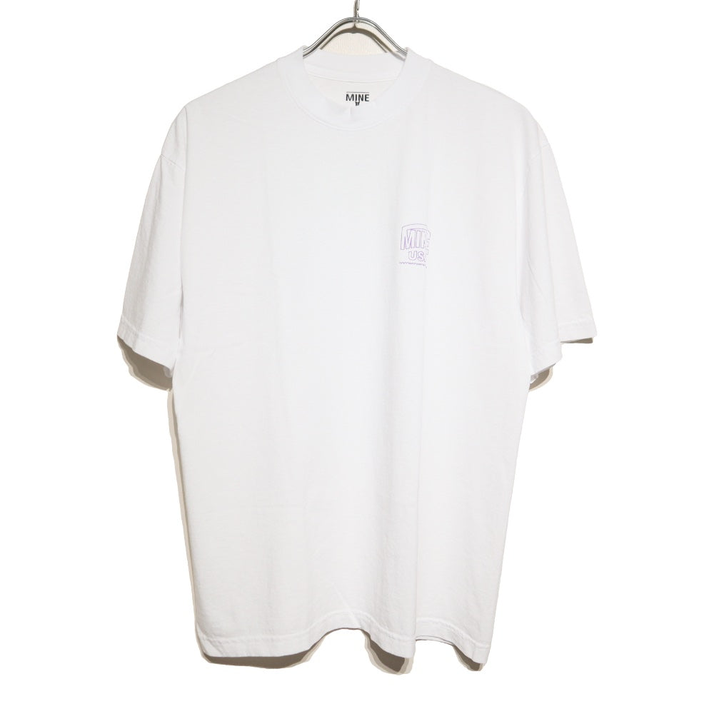GOODNEIGHBORS SHIRTS(グッドネイバーズシャツ)×MINE USA(マイン) RELAX FIT S/S T-SHIRTS SWING (WHITE)【MGS-012】