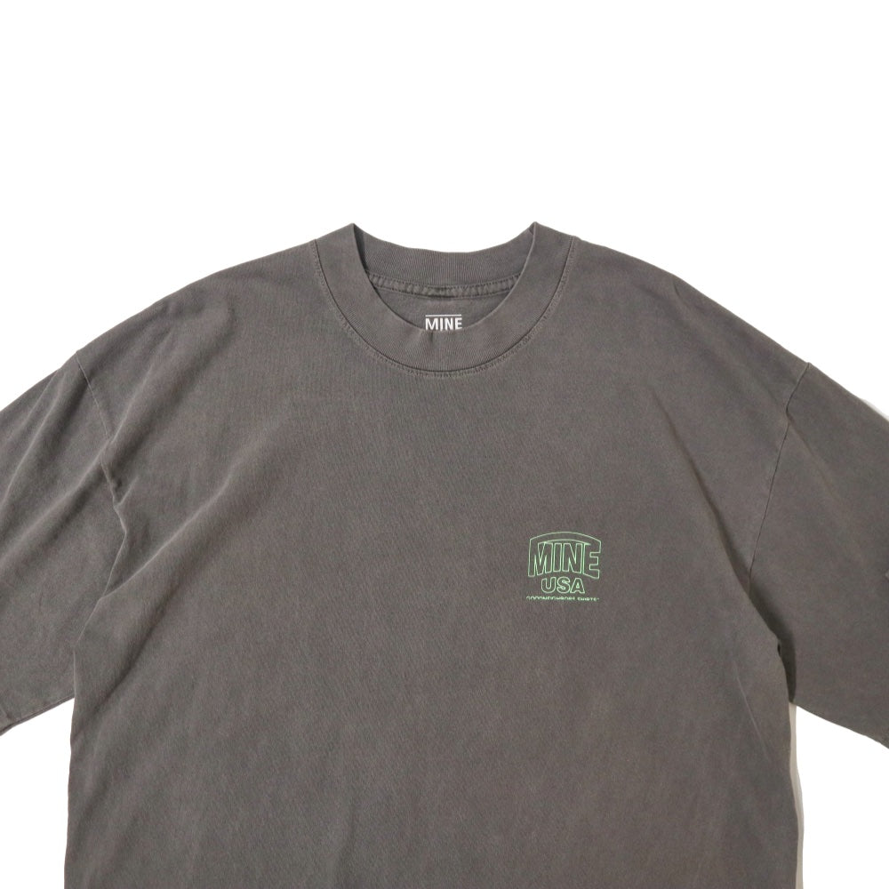 GOODNEIGHBORS SHIRTS(グッドネイバーズシャツ)×MINE USA(マイン) RELAX FIT S/S T-SHIRTS SWING (BLACK)【MGS-012】