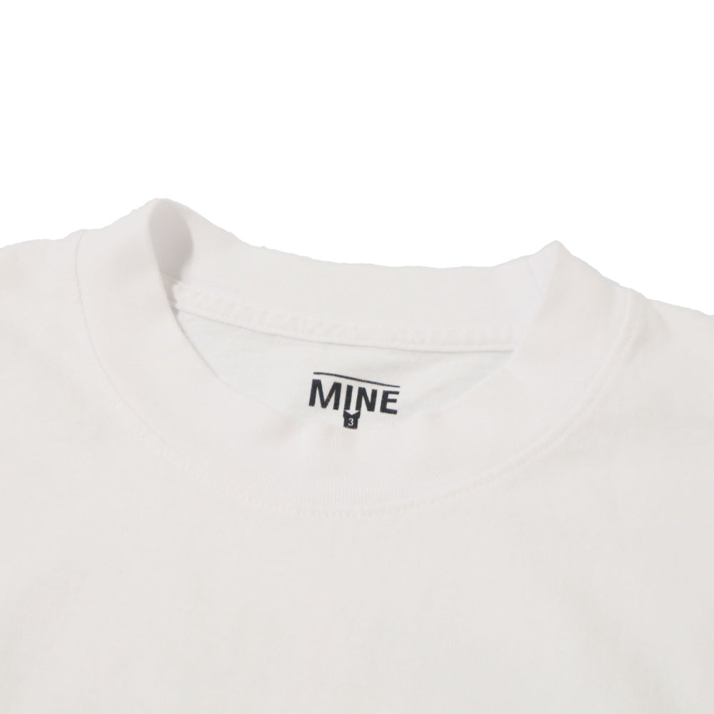 GOODNEIGHBORS SHIRTS(グッドネイバーズシャツ)×MINE USA(マイン) RELAX FIT S/S T-SHIRTS SWING (WHITE)【MGS-012】
