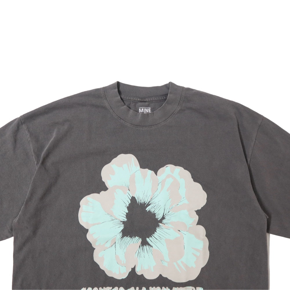 GOODNEIGHBORS SHIRTS(グッドネイバーズシャツ)×MINE USA(マイン) RELAX FIT S/S T-SHIRTS FLOWER (BLACK)【MGS-013】