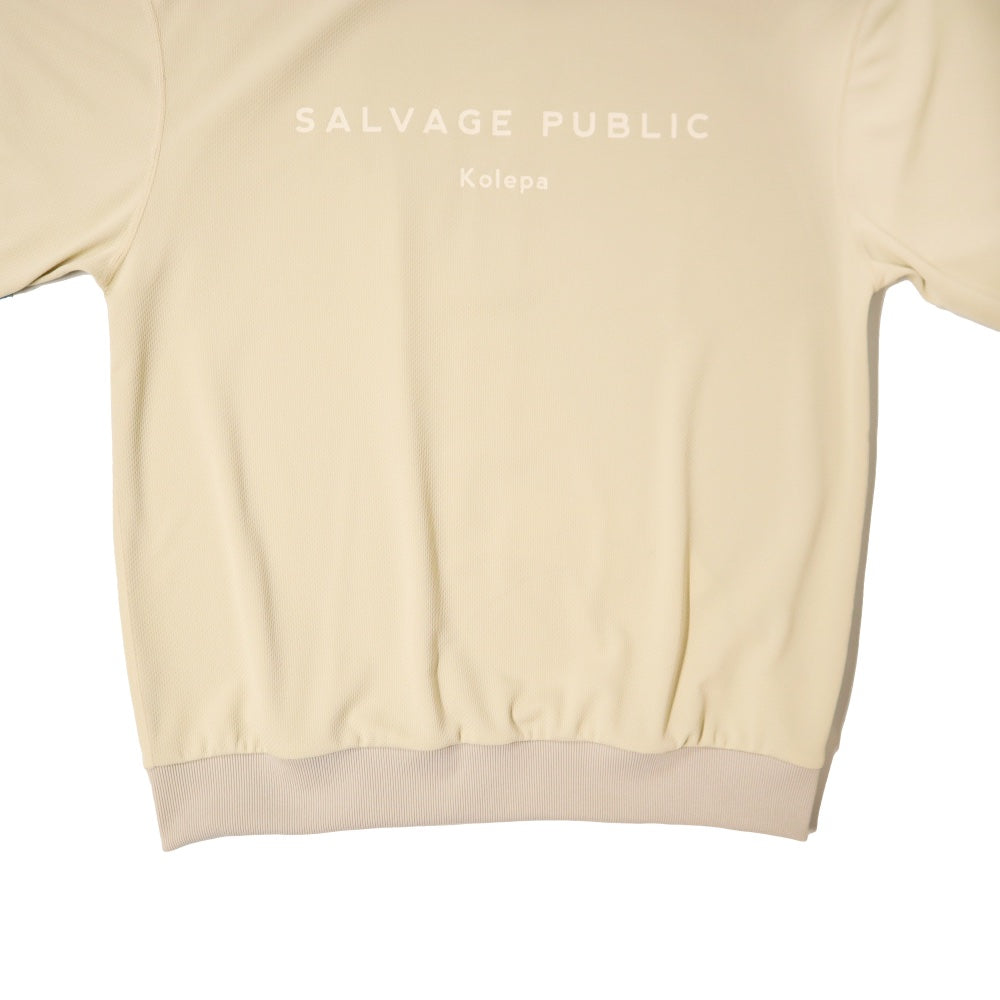 SALVAGE PUBLIC Kolepa(サルベージ パブリック コレパ) JQ Ribbed Mockneck S/S (Exellence) モックネック ゴルフウェア 【SVKS6020】