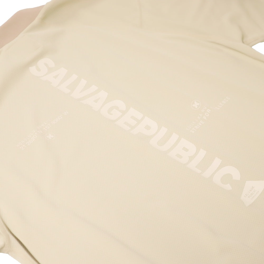 SALVAGE PUBLIC Kolepa(サルベージ パブリック コレパ) JQ Ribbed Mockneck S/S (Exellence) モックネック ゴルフウェア 【SVKS6020】