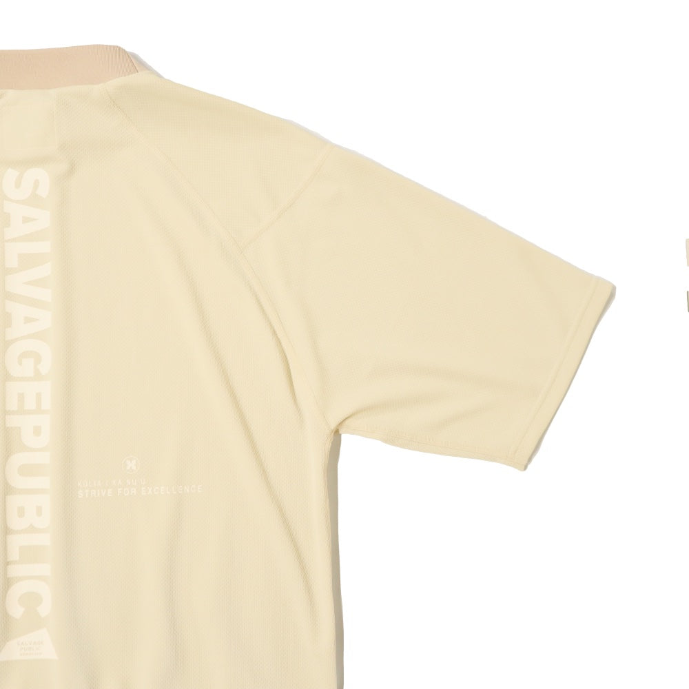 SALVAGE PUBLIC Kolepa(サルベージ パブリック コレパ) JQ Ribbed Mockneck S/S (Exellence) モックネック ゴルフウェア 【SVKS6020】