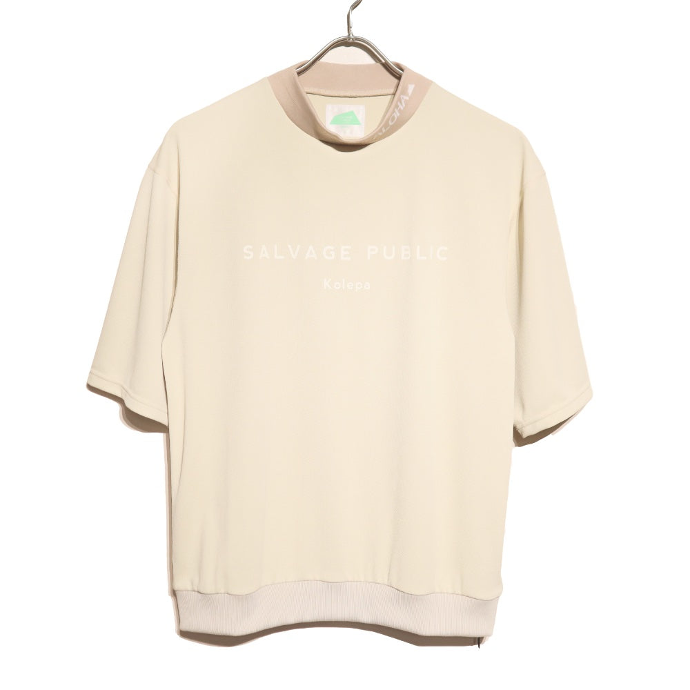 SALVAGE PUBLIC Kolepa(サルベージ パブリック コレパ) JQ Ribbed Mockneck S/S (Exellence) モックネック ゴルフウェア 【SVKS6020】