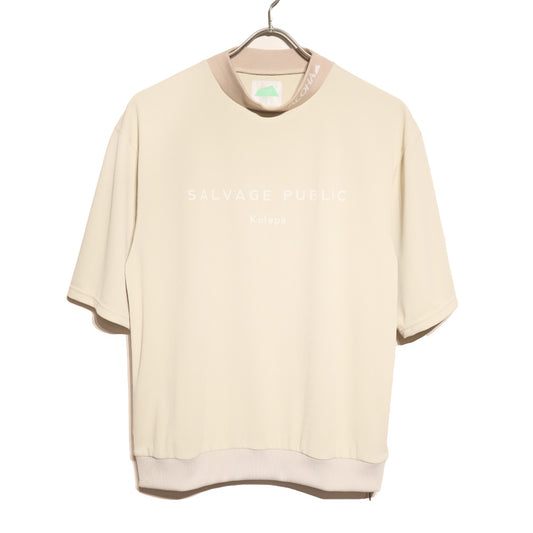 SALVAGE PUBLIC Kolepa(サルベージ パブリック コレパ) JQ Ribbed Mockneck S/S (Exellence) モックネック ゴルフウェア 【SVKS6020】
