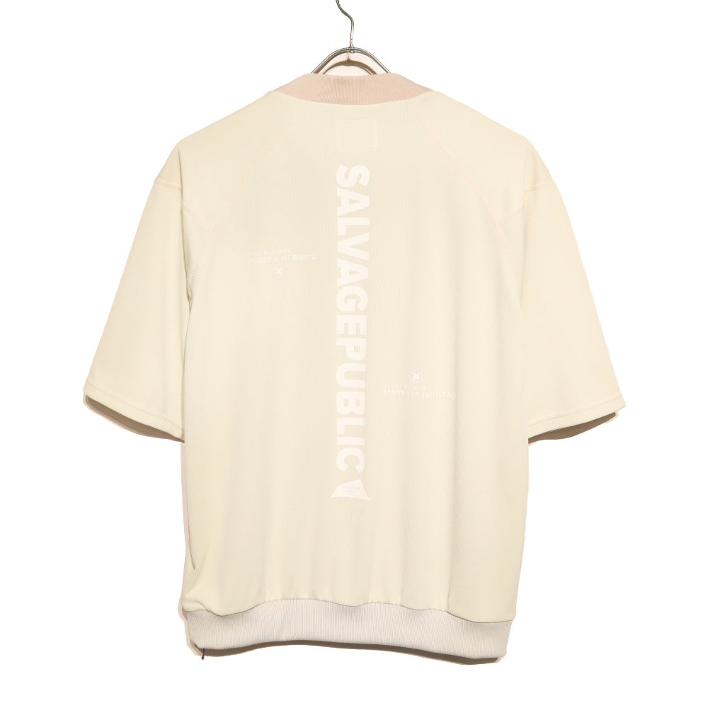SALVAGE PUBLIC Kolepa(サルベージ パブリック コレパ) JQ Ribbed Mockneck S/S (Exellence) モックネック ゴルフウェア 【SVKS6020】