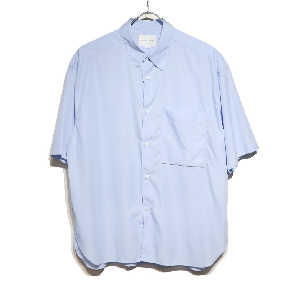 STILL BY HAND(スティル バイ ハンド)2/200 Hight Count Half Sleeve Shirts 200番手 コットンブロード ハーフスリーブシャツ【SH08262】
