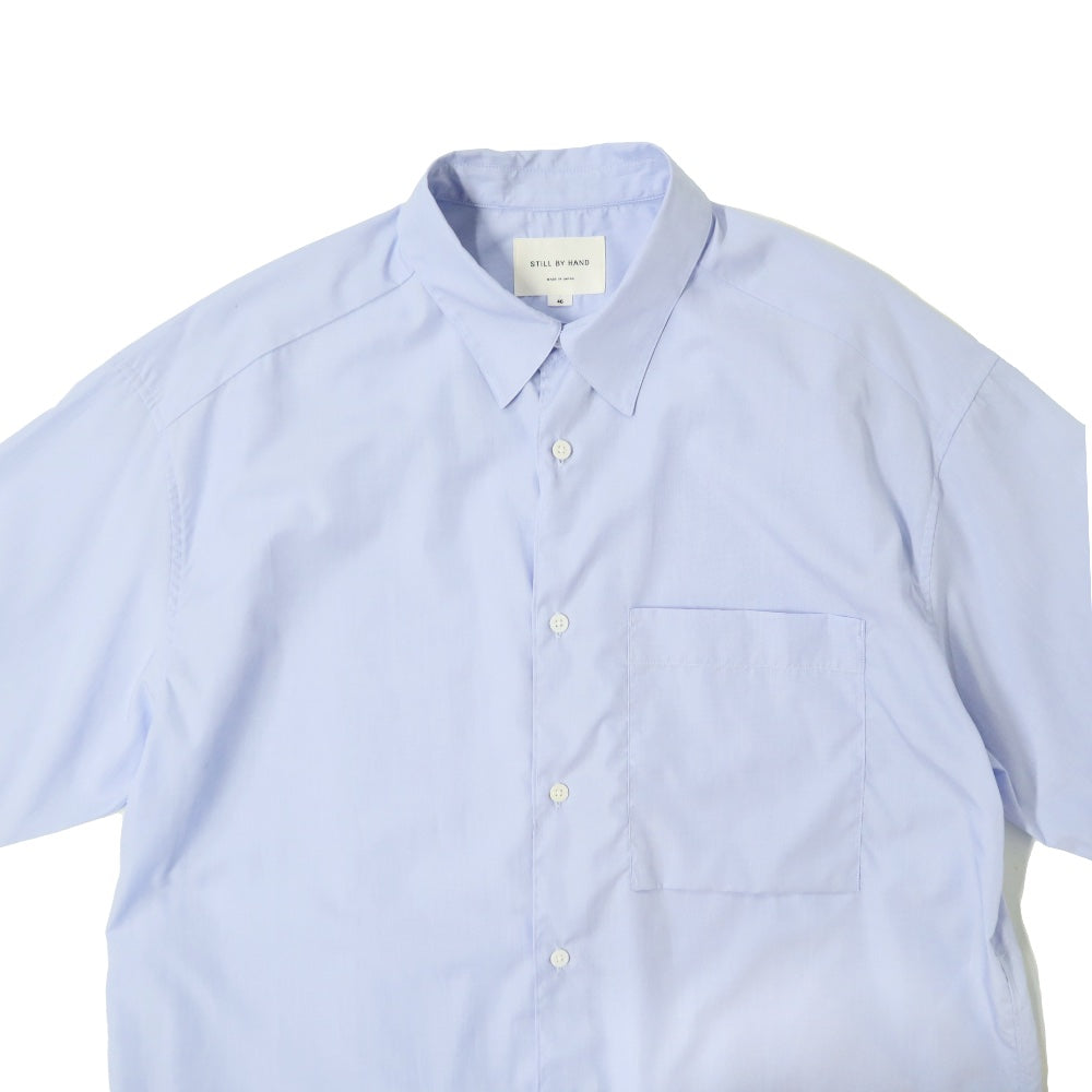 STILL BY HAND(スティル バイ ハンド)2/200 Hight Count Half Sleeve Shirts 200番手 コットンブロード ハーフスリーブシャツ【SH08262】