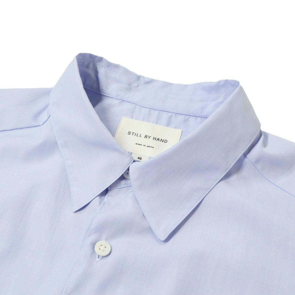 STILL BY HAND(スティル バイ ハンド)2/200 Hight Count Half Sleeve Shirts 200番手 コットンブロード ハーフスリーブシャツ【SH08262】