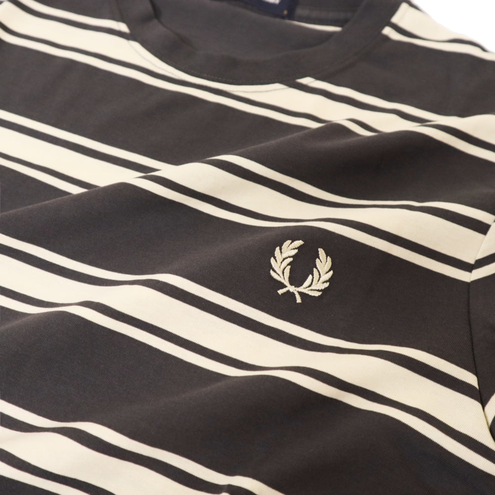 FRED PERRY(フレッドペリー)Fine Stripe T-Shirt ファインストライプ Tシャツ【M9851】