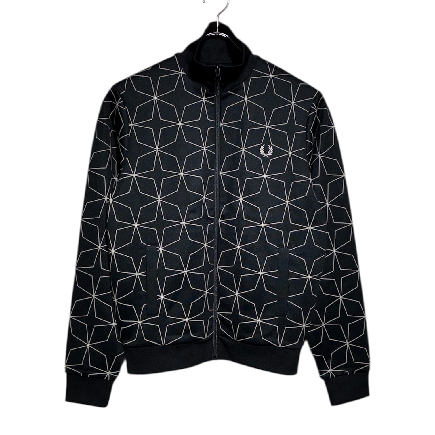 フレッドペリー　トラックジャケット FRED PERRY(フレッドペリー)ジオメトリック プリント トラック