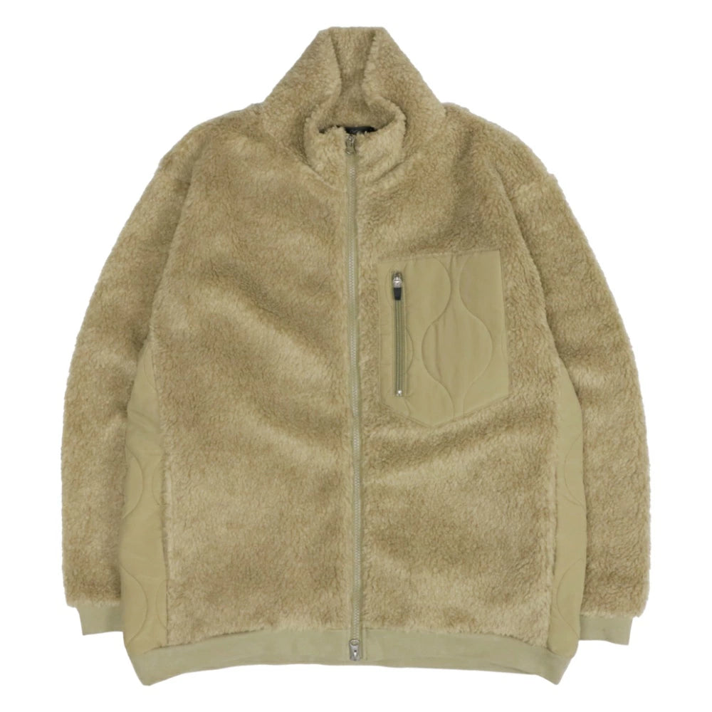 Audience(オーディエンス)メンズ ボアフリース スタンドブルゾン【AUD7102】