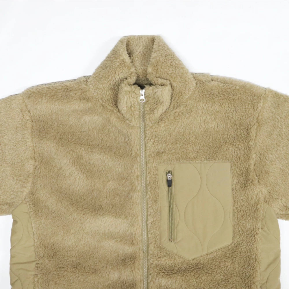 Audience(オーディエンス)メンズ ボアフリース スタンドブルゾン【AUD7102】