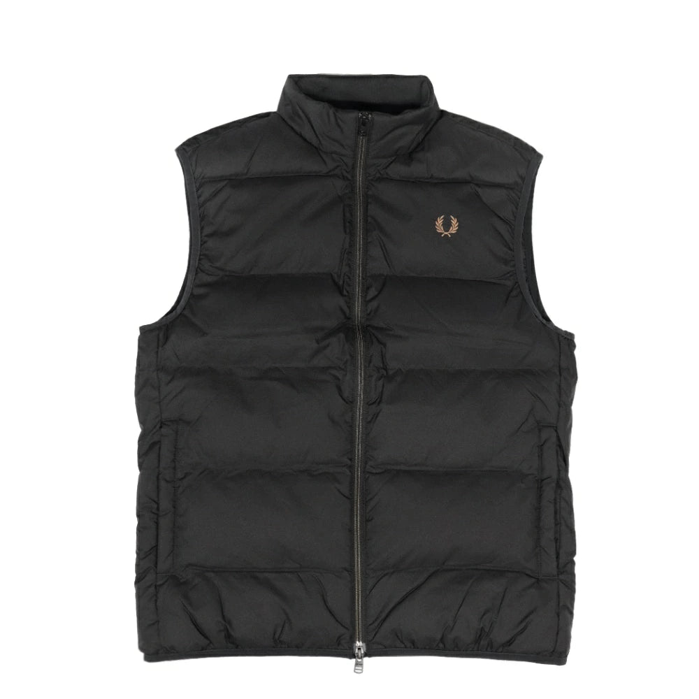 FRED PERRY(フレッドペリー)MENS Insulated Gilet ナイロンリップストップ 中綿ベスト【J8522】