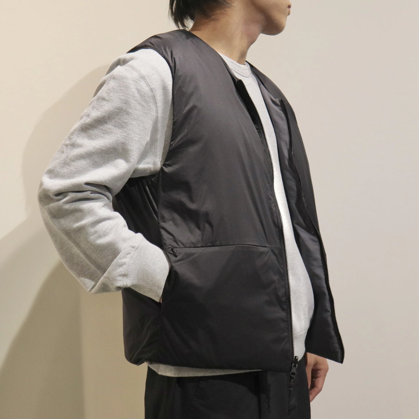 LAMOND(ラモンド)Light Shell Reversible Down Vest ライトシェル リバーシブル ベスト【LM-O-108-LS】