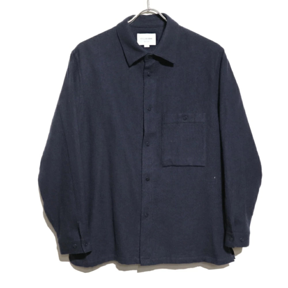 STILL BY HAND(スティル バイ ハンド)Reguler Collar Wool Shirts レギュラーカラー ウールシャツ【SH02244】