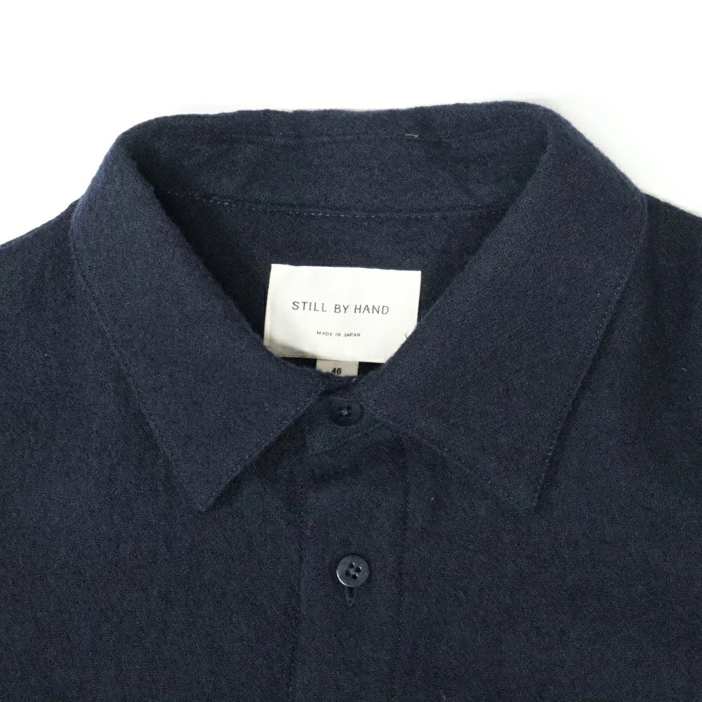 STILL BY HAND(スティル バイ ハンド)Reguler Collar Wool Shirts レギュラーカラー ウールシャツ【SH02244】