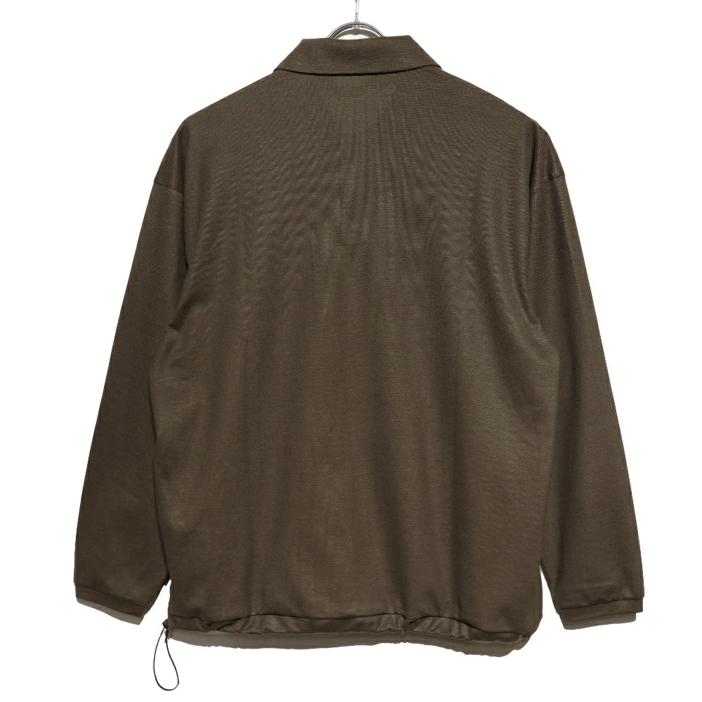 STILL BY HAND(スティル バイ ハンド)Long Sleeve Polo Shirts コットンラミー ロングスリーブ ポロシャツ【CS07251】