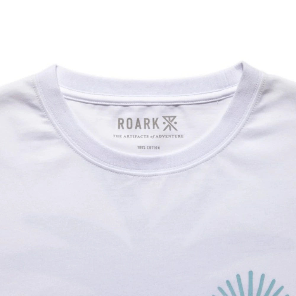 ROARK REVIVAL(ロアーク リバイバル)"SEEK & EXPLORE" L/S TEE プリント ロングスリーブ Tシャツ【RLTJ1102-WHT】