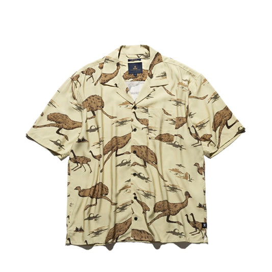 ROARK REVIVAL(ロアーク リバイバル)"EMU" GONZO SS SHIRTS【RWJ1123-BOG】
