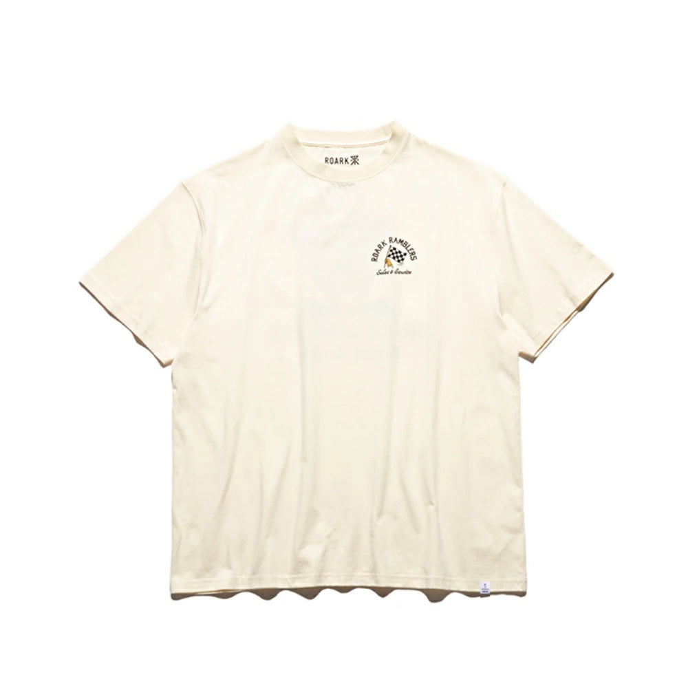 ROARK REVIVAL(ロアーク リバイバル)"RAMBLERS" S/S TEE 【RTJM1121-NAT】