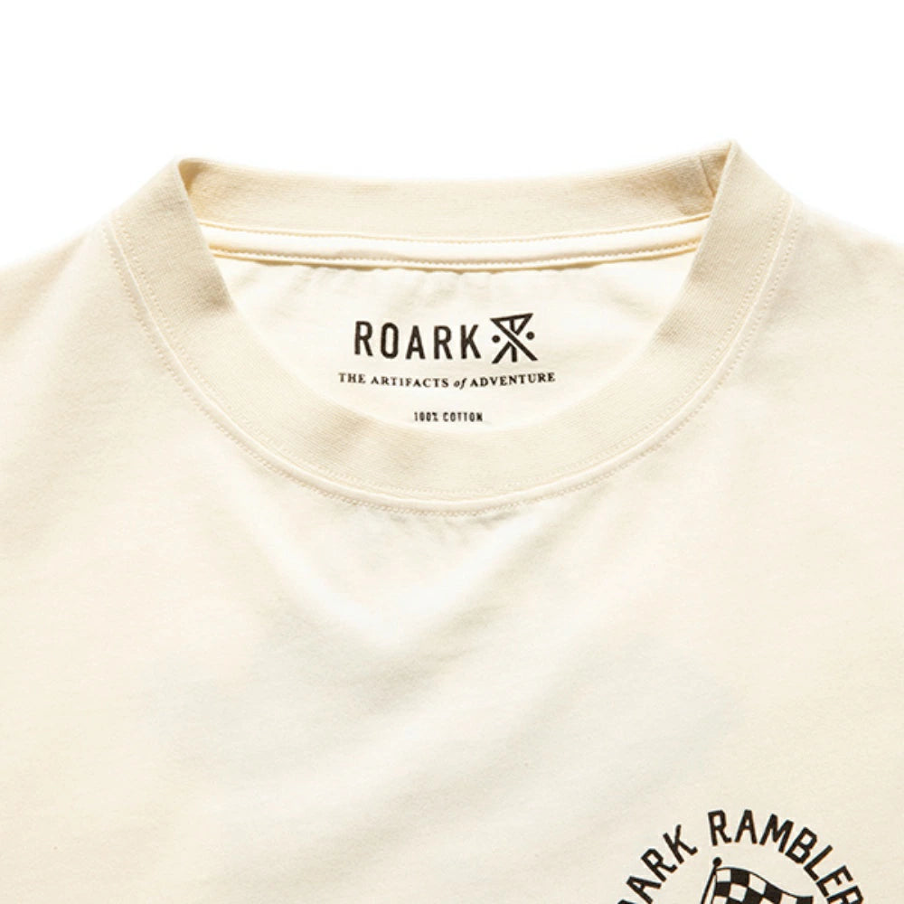 ROARK REVIVAL(ロアーク リバイバル)"RAMBLERS" S/S TEE 【RTJM1121-NAT】