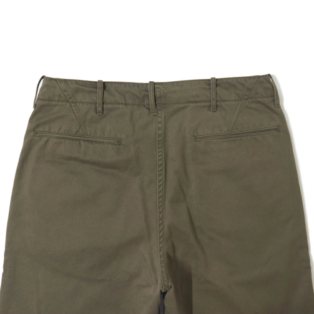SCYE BASICS(サイベーシック)Mens Cotton Chino Cloth Military Pants コットン チノ クロス ミリタリー トラウザー【5125-83504】