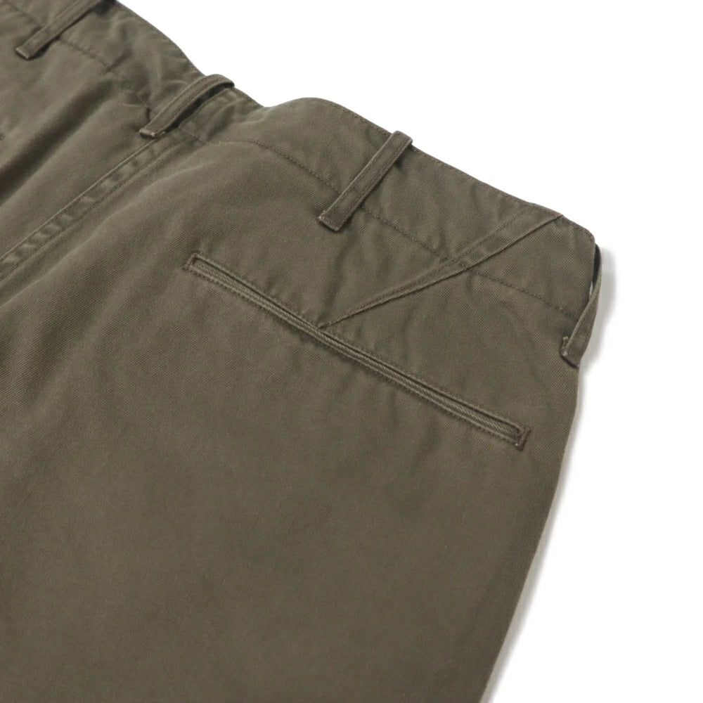 SCYE BASICS(サイベーシック)Mens Cotton Chino Cloth Military Pants コットン チノ クロス ミリタリー トラウザー【5125-83504】