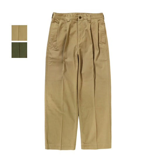 Fidelity(フィデリティ)2TUCK TWILL TROUSERS PANTS 2タック コットンツイル チノ トラウザー【C-25375003-2】