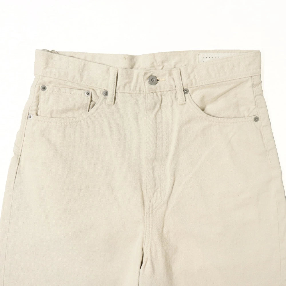 KURO DENIM (クロ デニム) OPTIMA Wide Straight Denim "OFF WHITE" ワイド ストレート デニム オフホワイト【964029】